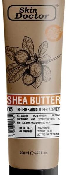 Skin Doctor Shea Butter Hair Oil Replacement, Regenerating Formula, 200ml